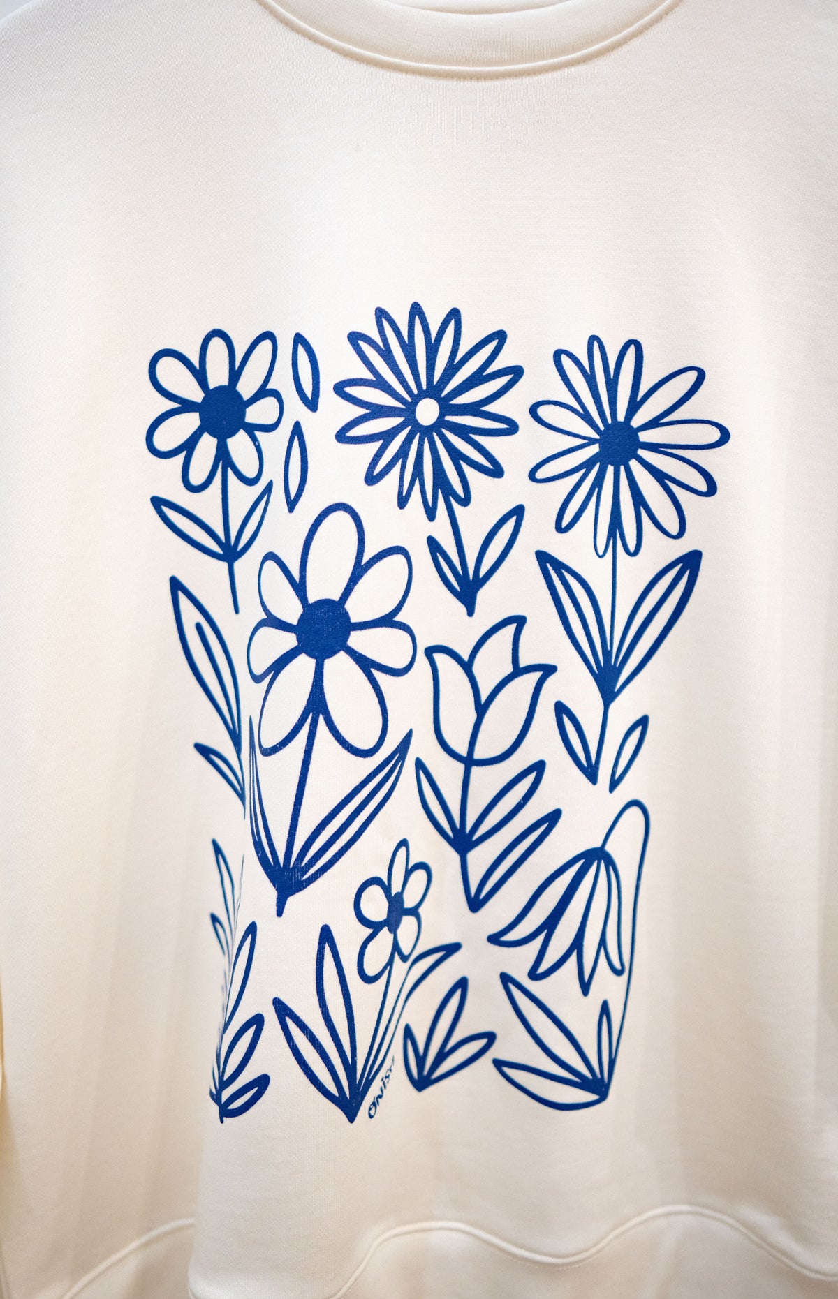 Polera Jardín Azul