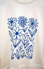 Polera Jardín Azul