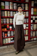 Maxi Falda Silvestre Chocolate