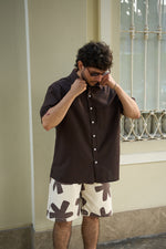 Camisa Kai Chocolate