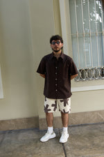 Camisa Kai Chocolate