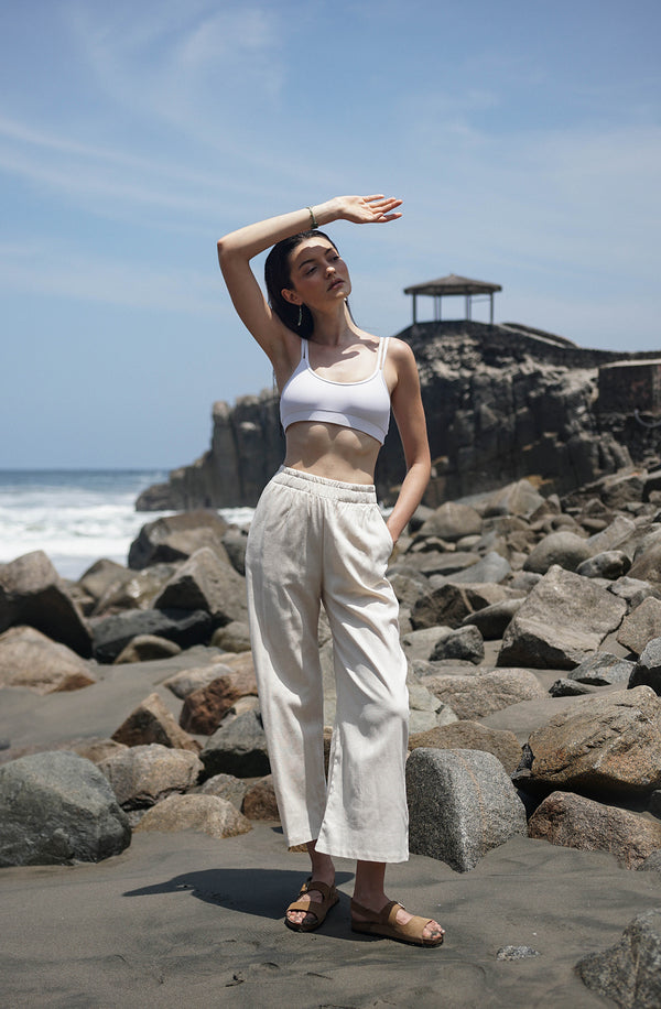 Pantalón Prado Beige Jaspeado