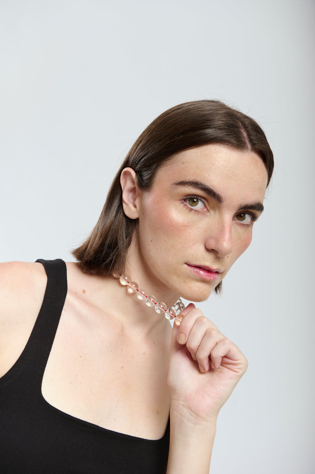 Collar Fuego - Cuarzo cristal
