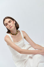 Collar trío - Jade, Citrino, Onix.